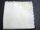 FINEST NEEDLE LACE BRIDAL HANKY