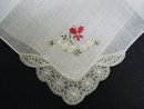 PRETTY EMBROIDERY HANKY