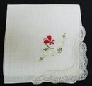 PRETTY EMBROIDERY HANKY