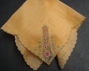 Deco Embroidery Hankie -Deco Net Lace Insert