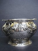 VICTORIAN STERLING BOWL / VASE ORNATE