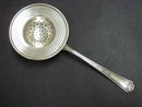 SILVER TEA STRAINER - ANTIQUE