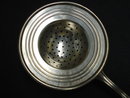 SILVER TEA STRAINER - ANTIQUE
