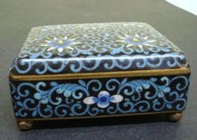 OLD CLOISONNE BOX