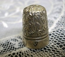 Antique Sterling Thimble