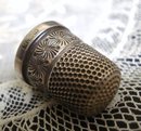 Victorian Sterling Thimble English Hallmarks