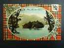 Postcard Ellens Isle Loch Katrine Scott Tartan