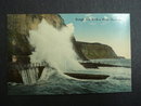 Postcard Rough Sea Rock-a_Nore Hastings
