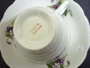 VINTAGE TEACUP SET VIOLETS