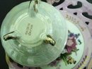 Luster Footed Teacup Set Vintage