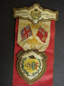 I O O F Independent Order of Odd Fellows Ribbon