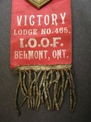 I O O F Independent Order of Odd Fellows Ribbon