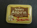 12 TABLETS ASPIRIN TIN BOX