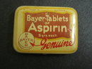 12 BAYER TABLETS ASPIRIN TIN BOX