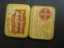 12 BAYER TABLETS ASPIRIN TIN BOX