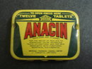 12 TABLETS ANACIN TIN BOX