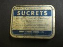 OLD SUCRETS TIN BOX