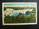 Beautiful LINEN POSTCARD MARYLAND BRIDGE WINNIPEG MB