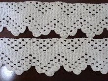 Pretty Hand Crochet Lace Trim