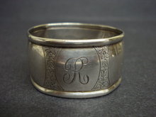 Sterling Napkin Ring - Monograms
