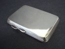 SOLID STERLING CIGARETTE CASE ENGLISH, BIRMINGHAM HALLMARKS,