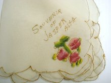 Handkerchief Hankie Souvenir of Jasper Alta