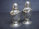BIRKS STERLING DECO SALT & PEPPER SHAKERS