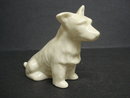 IRISH BELLEEK DOG FIGURINE SCOTTIE