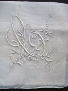 Hanky Hankie Handkerchief - Never used Mono C