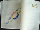 IRISH LINEN VINTAGE HANDKERCHIEF NEVER USED