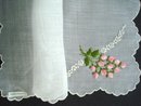 SWISS EMBROIDERY HANKY HANDKERCHIEF