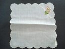 SWISS EMBROIDERY HANKY HANDKERCHIEF