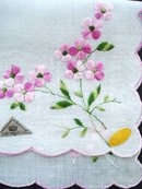 Very pretty floral hanky Handkerchief