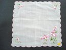 Very pretty floral hanky Handkerchief