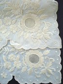 FANTASTIC SILK HANKY SILK EMBROIDERY