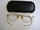 Precious ANTIQUE GOLD FILLED EYEGLASSES