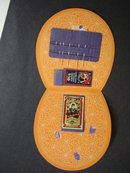 Charming NEEDLE BOOK Young Girl And Horse