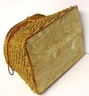 Lovely Woven Victorian SEWING Basket