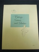 BOOK BASTINGS SEAMS and SLASHES SINGER #4