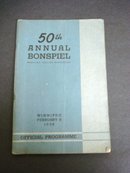 1938 CURLING BOOK 50 th ANNUAL BONSPIEL