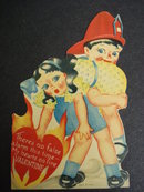 SWEET VALENTINE CARD SWEET VINTAGE VALENTINE CARD