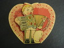 FIGURAL VALENTINE CARD ADORABLE VINTAGE VALENTINE CARD