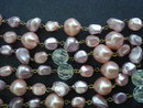 VINTAGE BEAD NECKLACE 3 STRAND