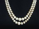 1940's PEARL NECKLACE 2 STRAND