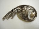 VINTAGE MARCASITE BROACH