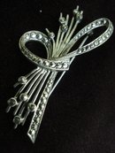 VINTAGE MARCASITE BROACH
