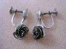 Elegant Bond Boyd Sterling Earrings Screw Back