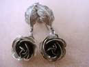 Elegant Bond Boyd Sterling Earrings Screw Back