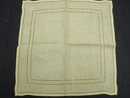 HAND DRAWNWORK NAPKINS SET OF FOUR