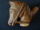 Carved Figural Pipe Signed LMB BREVETE